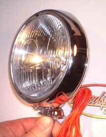 Lamp - Spot Light 12cm - Flat Backed - Chrome