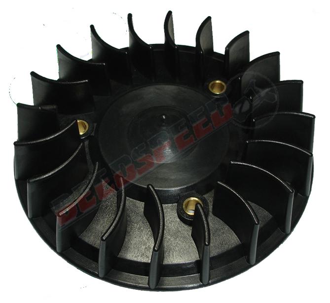 Flywheel Plastic Turbo Fan for Lightened Flywheels - 3 Hole