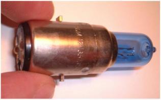 Bulb - Halogen Headlight - BA20D - Bosch - 12V 25/25W - Blue