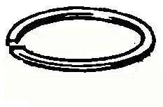 Piston Ring Kit - 70cc - For Airsal 03A Kit - L.C SR/Sonic/Drags