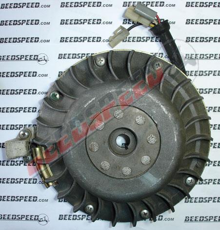 Vespa - Stator Plate And Flywheel - LML Sensation/Indian PK XL