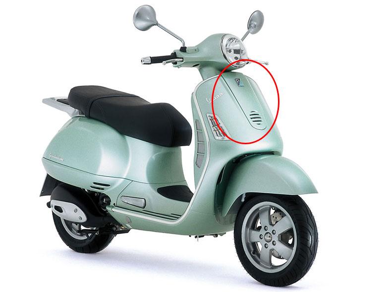 Automatic - Body Work - Vespa GT - Horncover - Unpainted