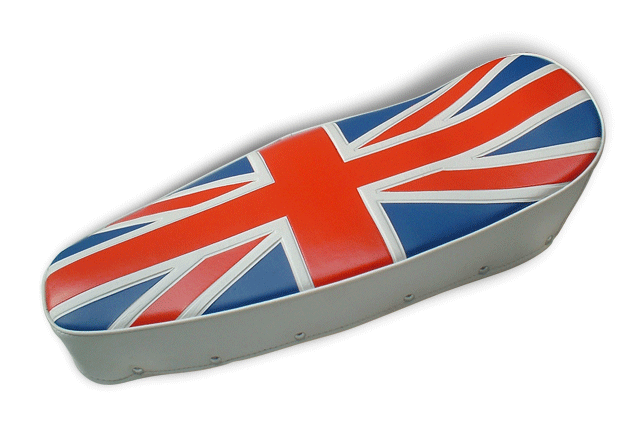 Lambretta - Seat Cover Dual - GB Flag - Made To Order