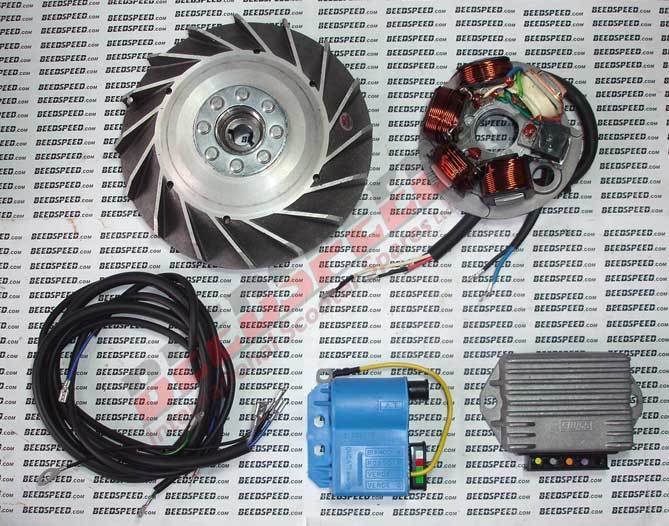 Vespa - Electronic Ducati Kit 50 Special - 12 v AC Lighting with DC Facility