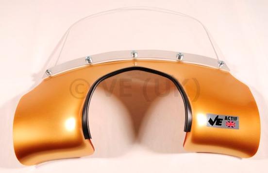 Lambretta - Flyscreen - MOD Style - SX - Gold