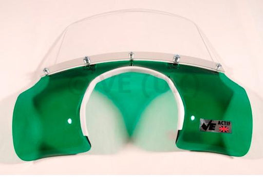 Lambretta - Flyscreen - MOD Style - SX - Transparent Green