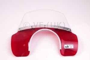Vespa - Fly Screen - MOD Style - PX/PE/T5/LML - Transparent Red