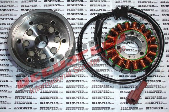 Electrical - Stator Plate And Flywheel - Piaggio 400/500cc