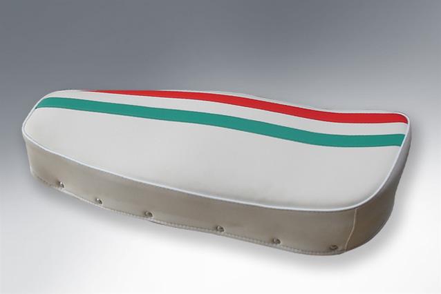 Lambretta - Seat Dual - Italian Stripes - Made To Order
