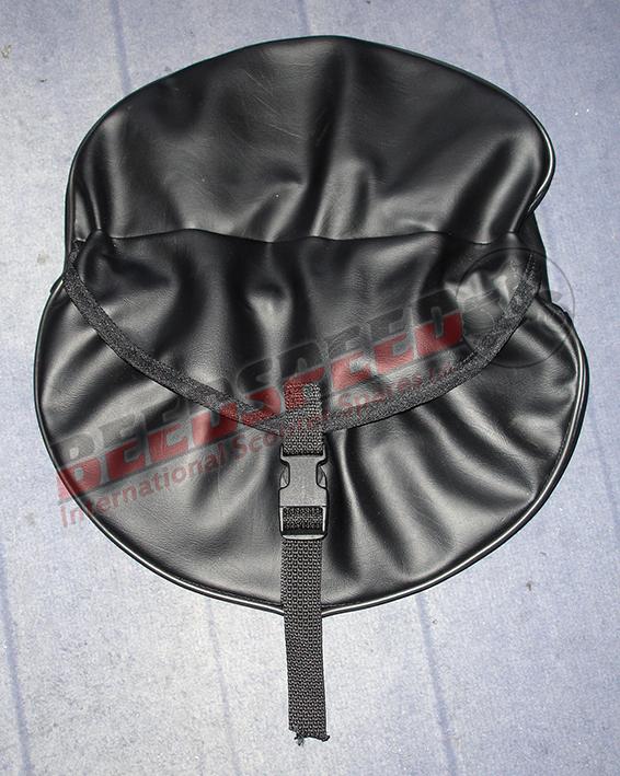 Wheel - Spare Wheel Cover 10" - Black with Pouch - Clip Type