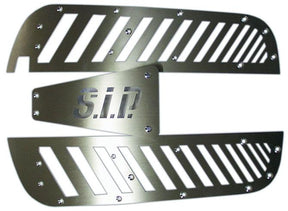 Vespa - Floor Board Runner Set - SIP - Stainless Steel - PX/PE/T5/LML - Satin Finish