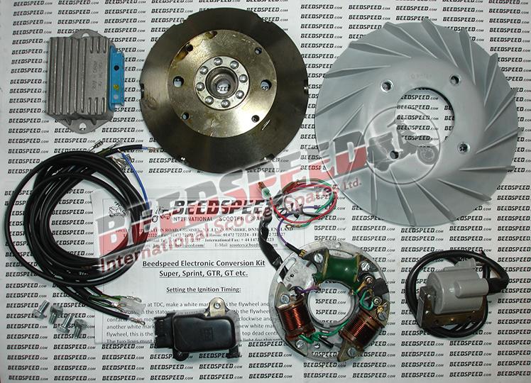 Vespa - Electronic Kit - Super/Sprint - With Battery Facility