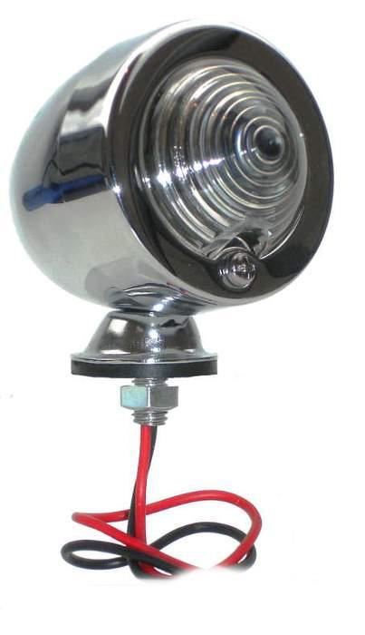 Lamp - Marker Light - Clear Lens - Chrome