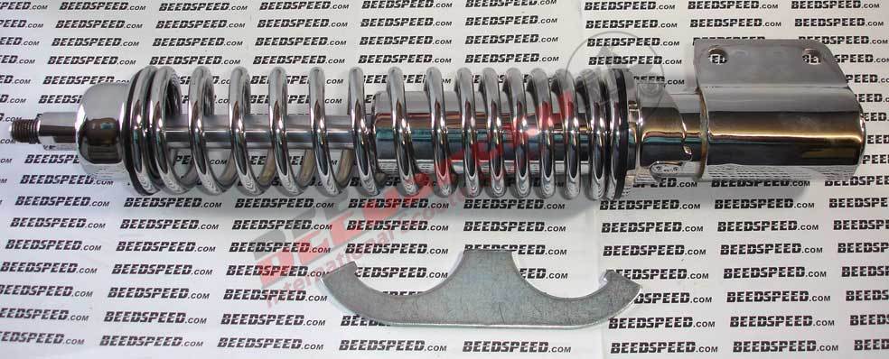 Shock Absorber Vespa (Front) PX/PE/T5  RMS Sports Adj. Chrome