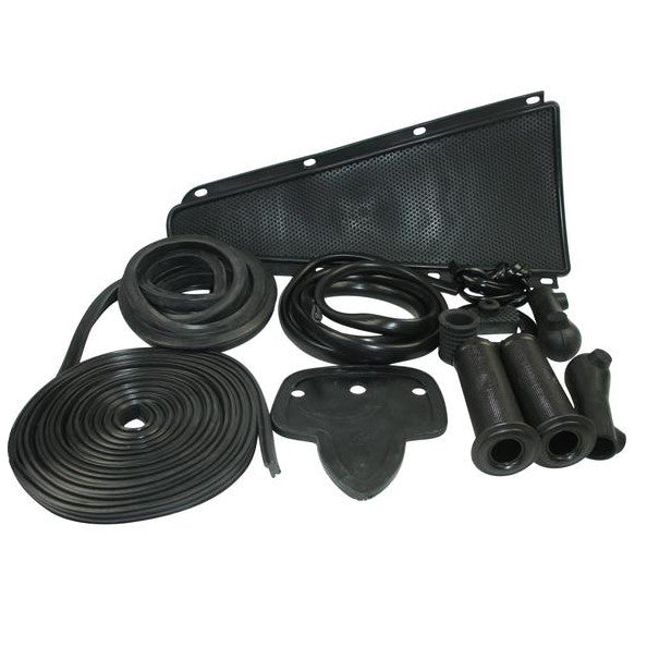 Vespa VBB Sportique GS Rubber Set Kit Pack - Black