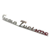 Vespa Gran Turismo Rear Frame Badge - Old Scroll Type - Beedspeed