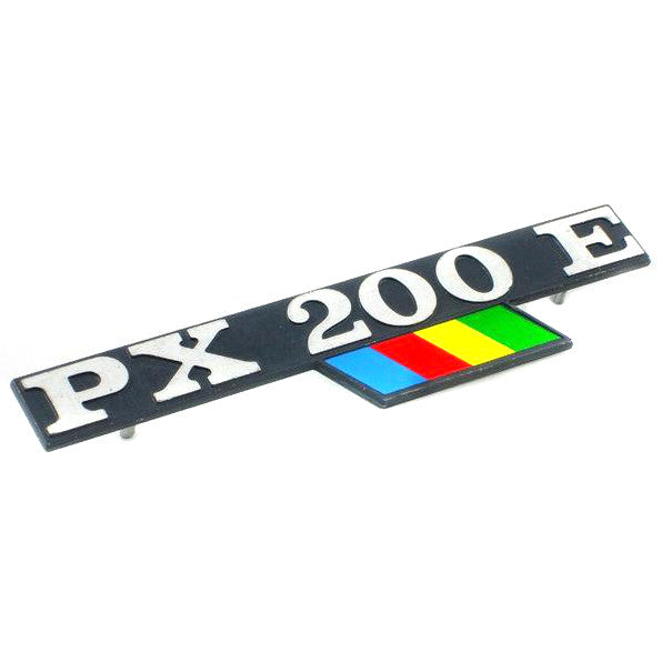Vespa PX200E Rainbow Flash Side Panel Badge