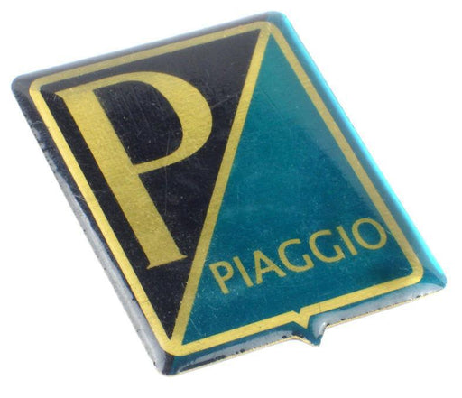 Vespa PX PE T5 Rally Super Sprint VBB Horncover Badge Piaggio Shield - Dark Blue/Gold