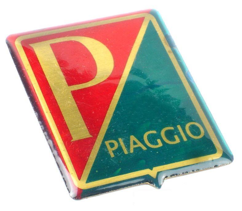 Badge - Horncover - Piaggio Shield - Red/Green/Gold