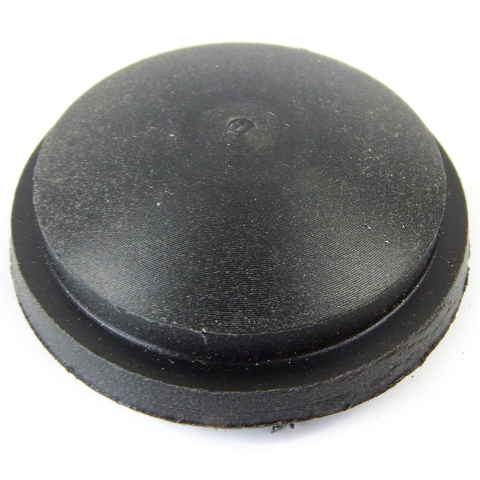 Vespa EFL PX Disc 125-200 Front Nut Cover Black Plastic - Genuine