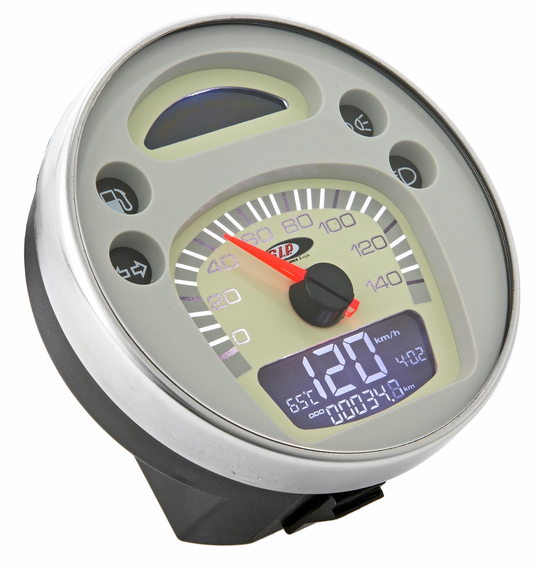 Vespa PX EFL Disc MY T5 Classic LML PK XL SIP V2 Speedometer - Grey Face