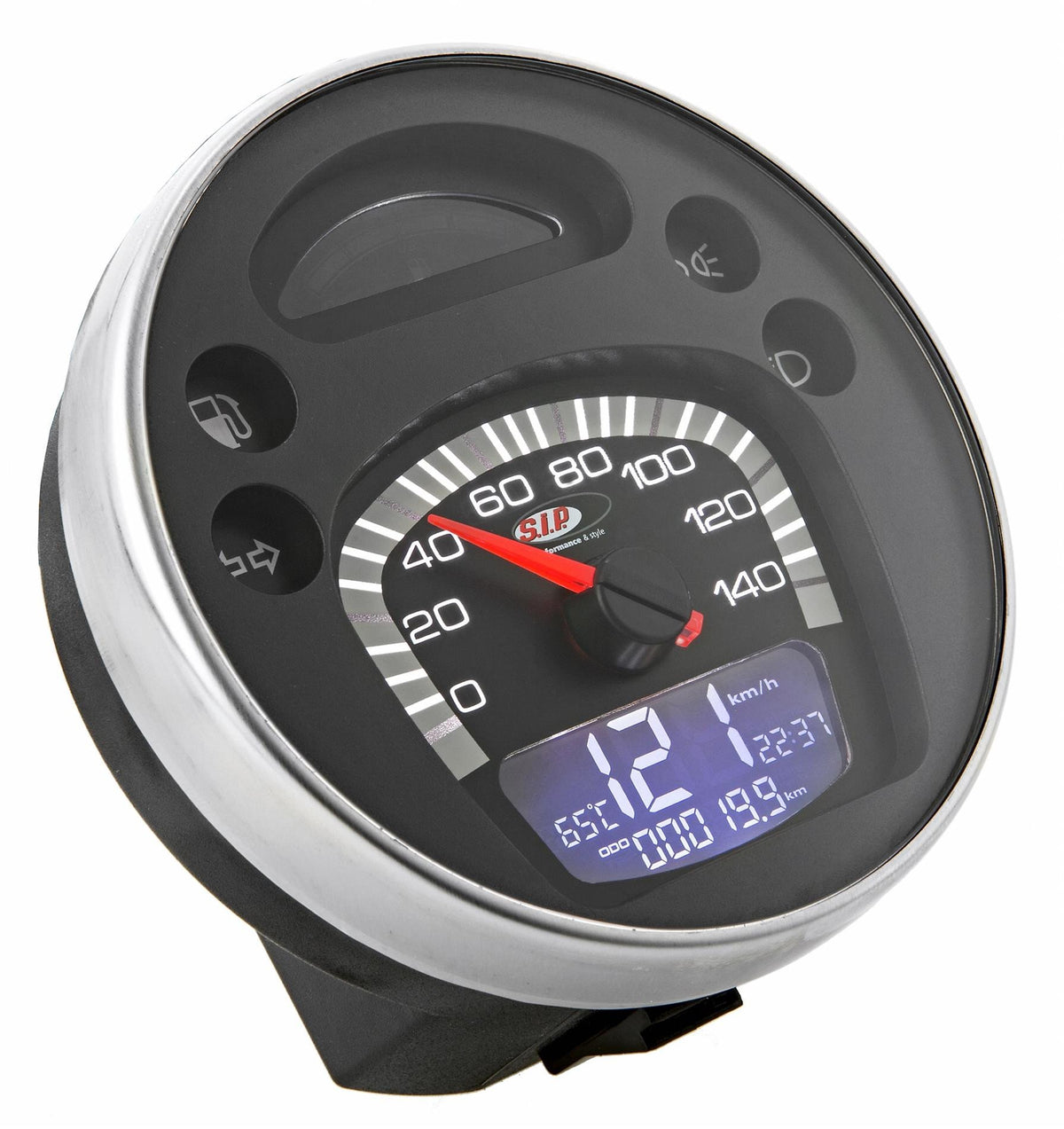 Vespa PX EFL Disc MY T5 Classic LML PK XL SIP V2 Speedometer - Black Face