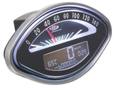 Vespa Super Sprint GS SS VBA/VBB Bajaj SIP Electronic Koso Speedometer - Black