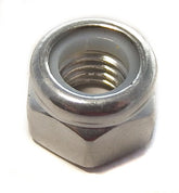 Nylock Nut M8 in Stainless with White Nyl