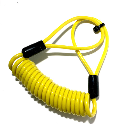 Lock - Disc Lock Reminder Cable - Yellow