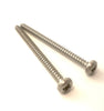 Vespa PX Disc (2000 -) Rear Light Lens Screws Pair - Stainless Steel