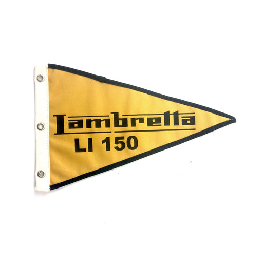 Lambretta Flag Li150 29cm x 18cm Mustard Yellow