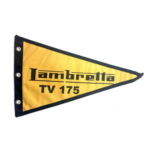 Flag Lambretta TV175 29cm x 18cm Mustard Yellow