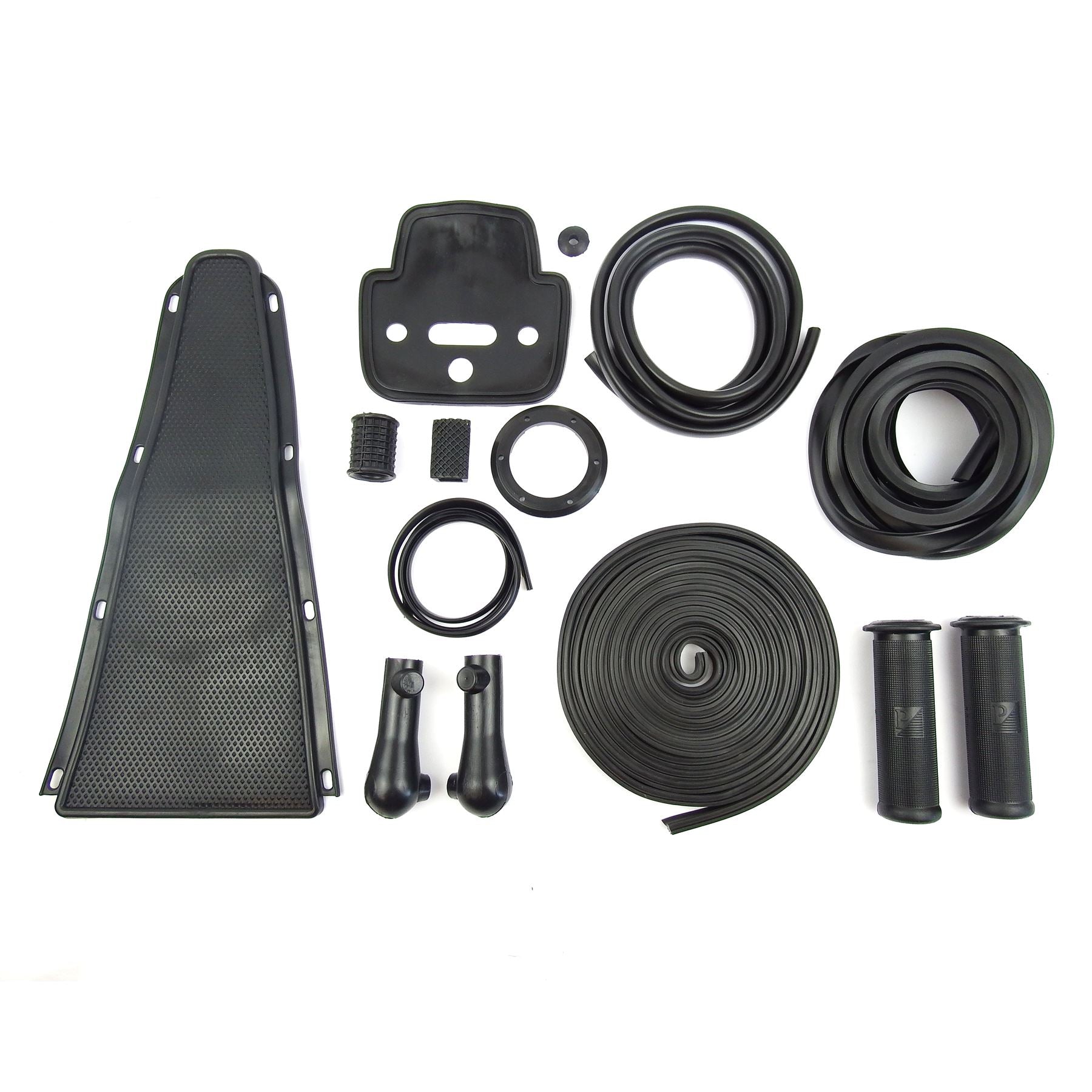 Vespa VLB Super Sprint Rally Rubber Set Kit Pack - Black