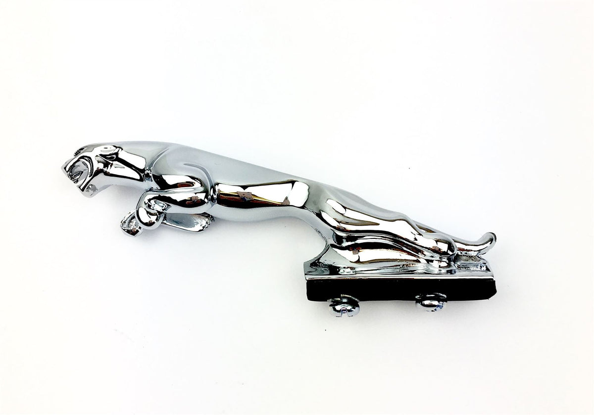 Small Metal Chrome Jaguar