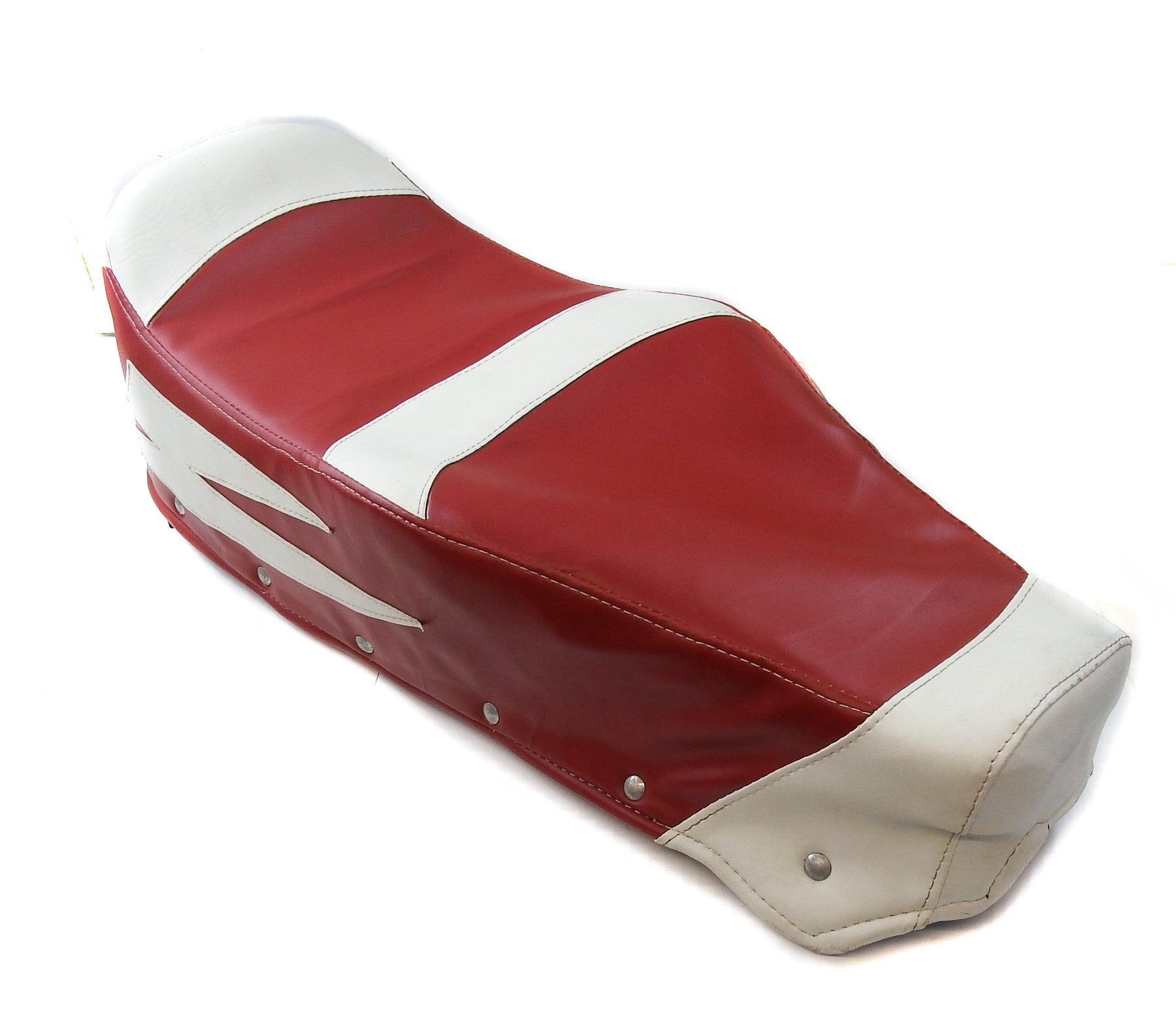 Vespa - Seat Cover Covolo - Dark Red And White