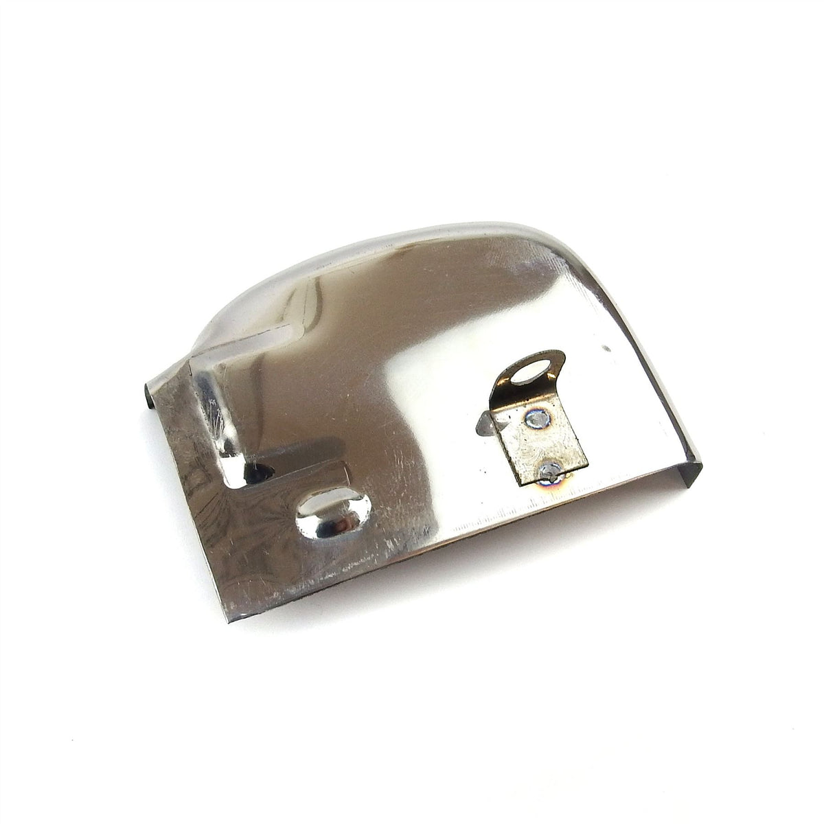 Vespa Super Sprint VBB Gear Selector Box Cover - Polished Stainless Steel