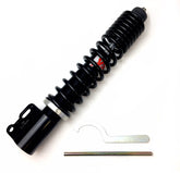 Vespa PX PE T5 Mk1 Classic LML YSS Adjustable Front Shock Absorber - Black And Brushed Metal