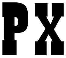 Vespa PX Fly Screen Legshield Sticker - Black or White