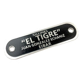 Lambretta Series 1-3 Li GP SX TV 'EL TIGRE' Rear Seat badge