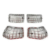 Vespa PX PE T5 Classic Indicator Grill Kit - Chrome