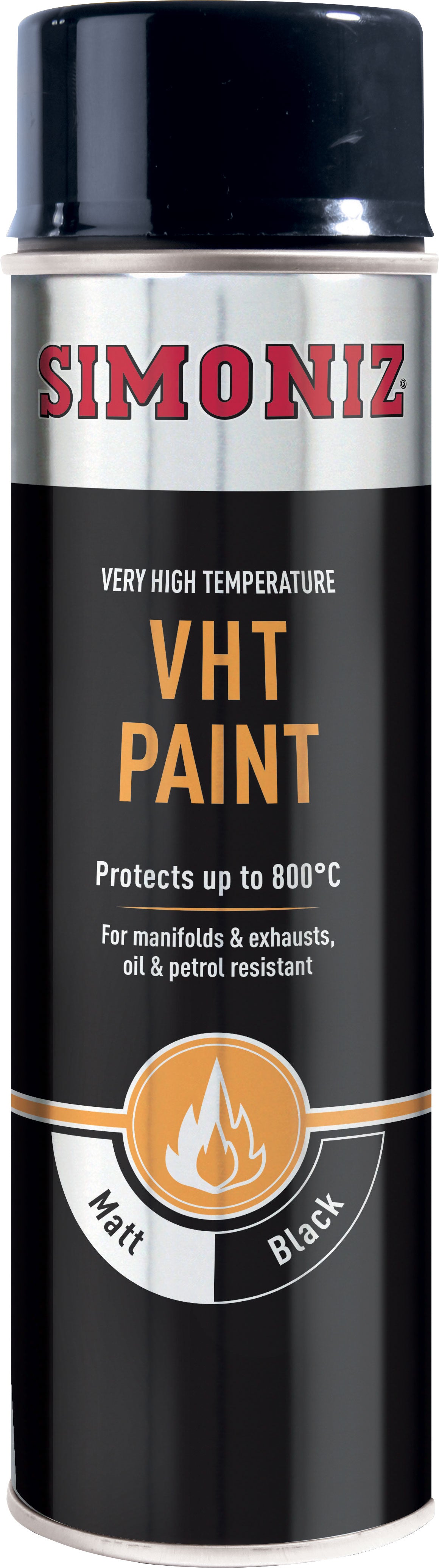 Simoniz VHT Heat Resistant Paint - Black