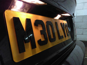 4D Car Registration Road Legal Number Plates - Short 6 Digit 16" - PAIR!
