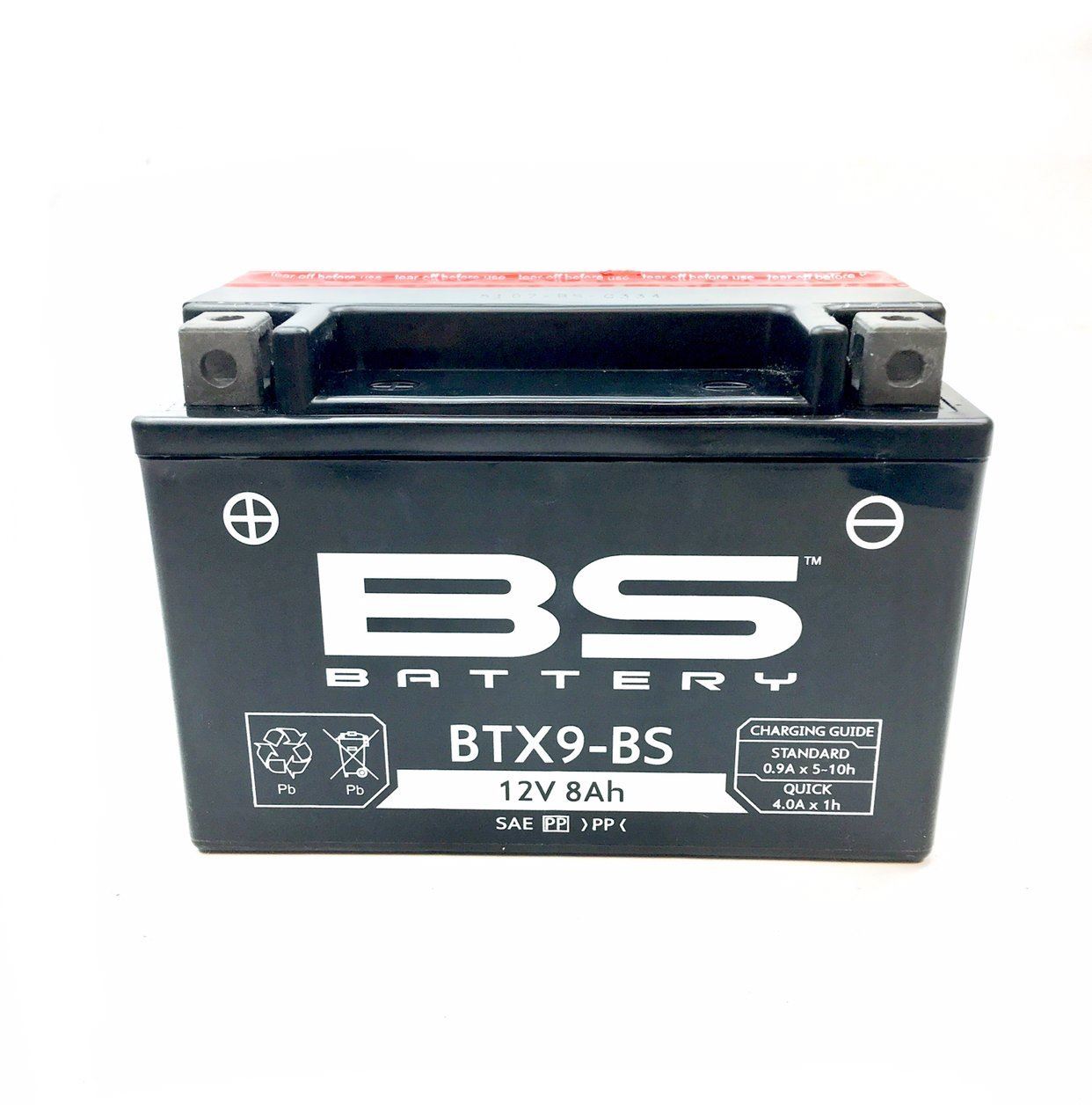 Battery - 12 V - YTX9-BS / CTX9-BS - Easy Fill Acid Pack
