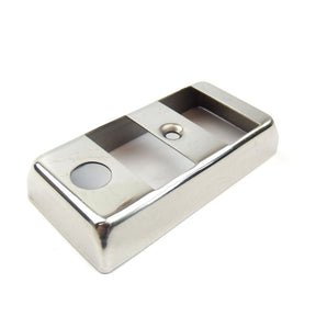 Vespa PX EFL T5 Horn Light Switch Cover - Polished Stainless Steel