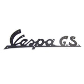 Vespa GS Legshield Badge - Black 142mm Long