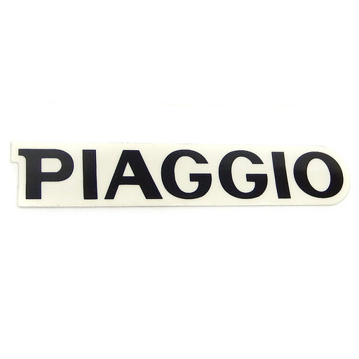 Black Piaggio Sticker 7.5cm