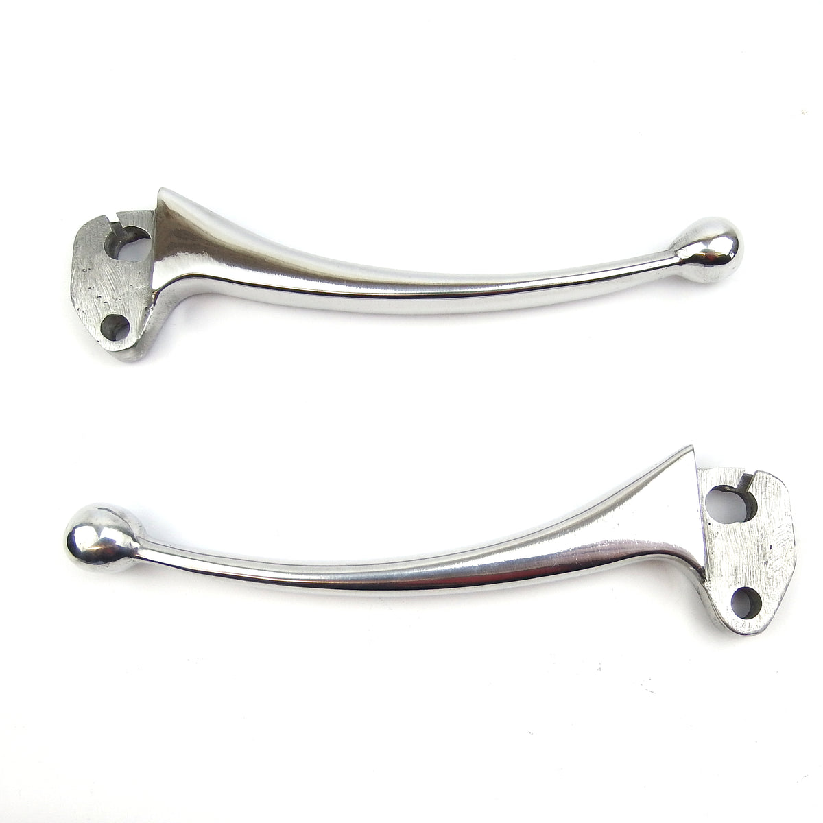 Lambretta Series 2 Li TV Handlebar Levers Ball Ends - Chrome