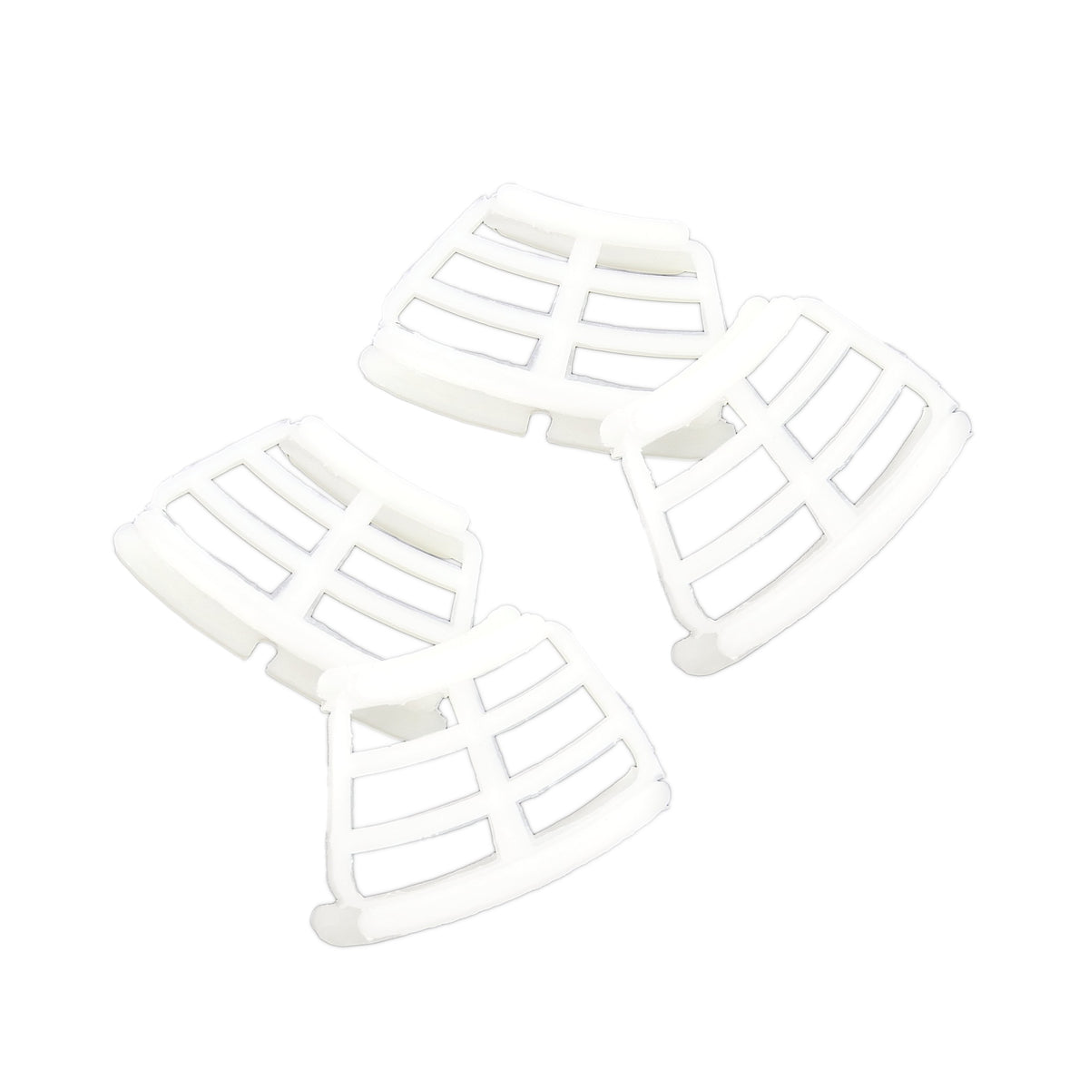 Lambretta - Disc Hub Window Cover Set - White Plastic