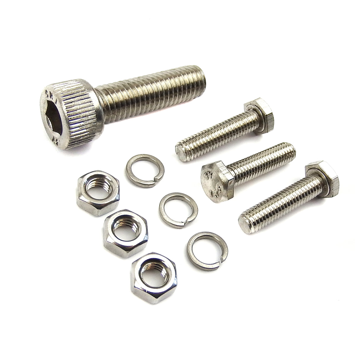 Lambretta Series 3 Li GP SX TV Headset Bolt Clamp Kit Stainless Steel