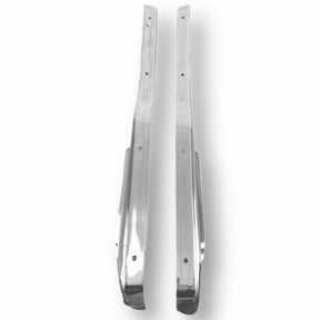 Lambretta Series 3 Li GP SX TV Floor Board Side Protectors Extension - Polished Alloy